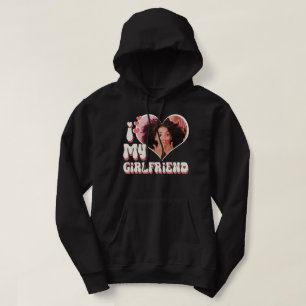 Sudadera Amo a mi novia Personalizado Black