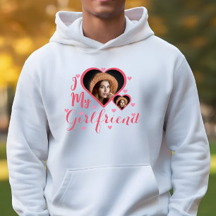 Sudadera Amo a mi novia Personalizado foto personalizada