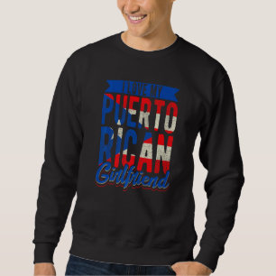 Sudadera Amo A Mi Novia Puertorriqueña Chica De Puerto Rico