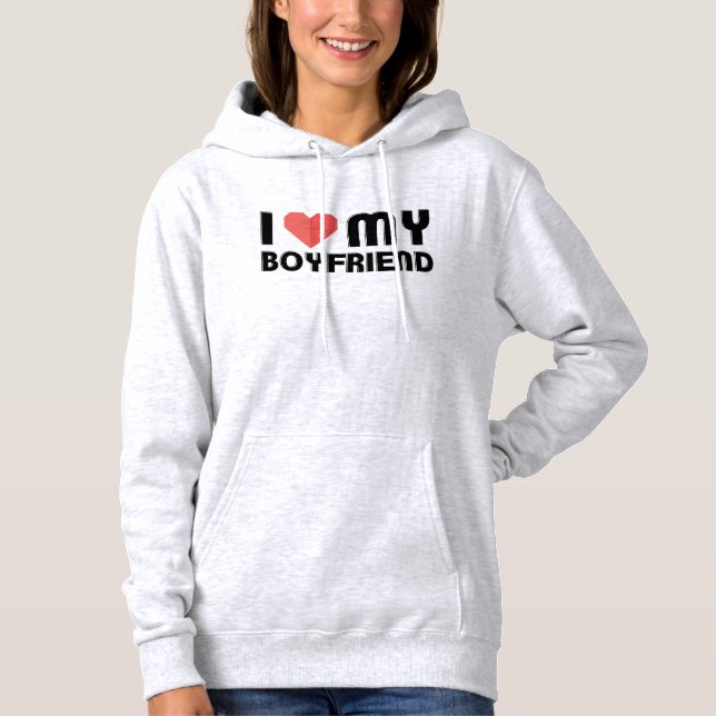 Sudadera Amo A Mi Novio (Anverso)