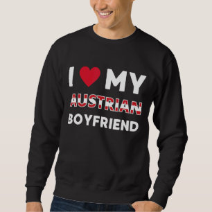 Sudadera Amo a mi novio austríaco Austria Friend