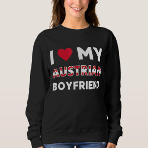 Sudadera Amo a mi novio austríaco Austria Friend