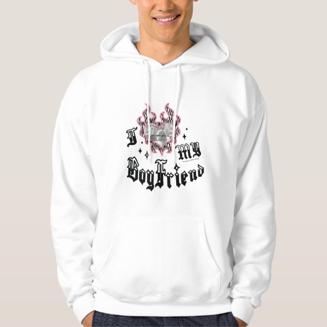 Sudadera Amo a mi novio - Cebra - DingusDesign  (Anverso)