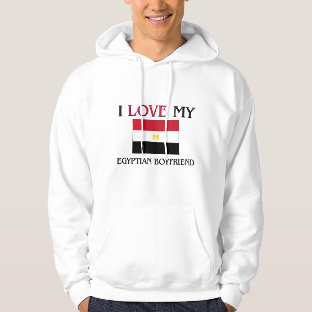 Sudadera Amo a mi novio egipcio (Anverso)