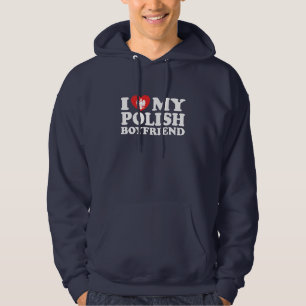 Sudadera Amo a mi novio polaco