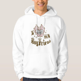 Sudadera Amo a mi novio - Rojo - DingusDesign