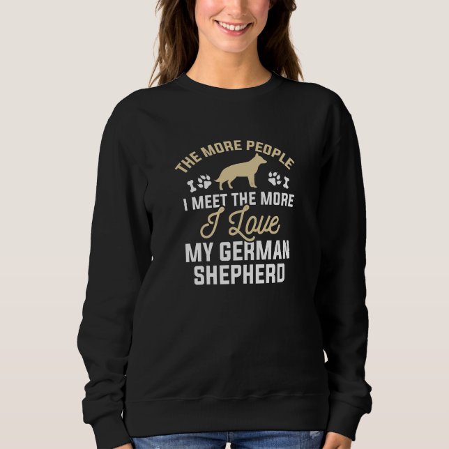 Sudadera Amo a mi pastor alemán (Anverso)