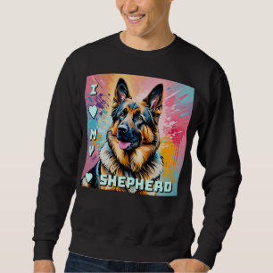 Sudadera Amo a mi Pastor Alemán