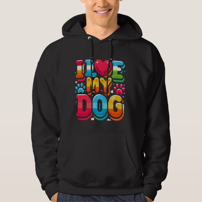 Sudadera Amo A Mi Perro (Anverso)