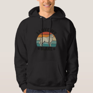 Sudadera Amo a mi perro Blake Diseño de grabado retro_1
