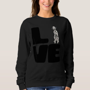 Sudadera Amo a mi perro dálmata