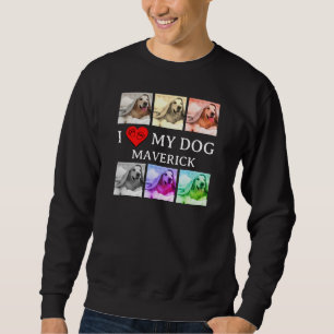 Sudadera AMO A MI PERRO Pop Art Amante de Mascotas