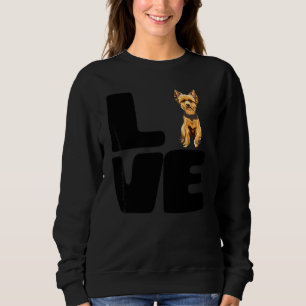 Sudadera Amo a mi perro Yorkshire Terrier