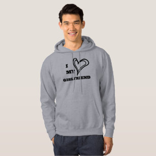 Sudadera Amo a mi Personalizado novia