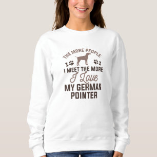 Sudadera Amo a mi Pointer Alemán