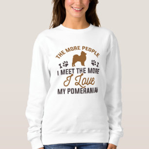 Sudadera Amo a mi pomerania