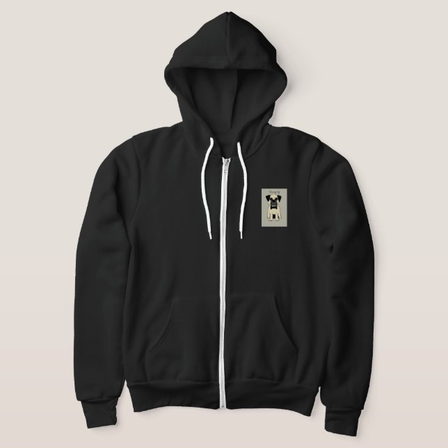 Sudadera Amo a mi Pug (Distribución)