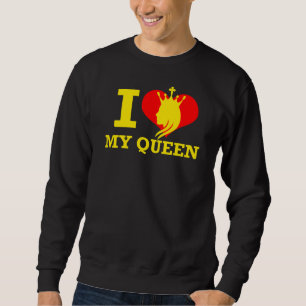 Sudadera Amo A Mi Reina