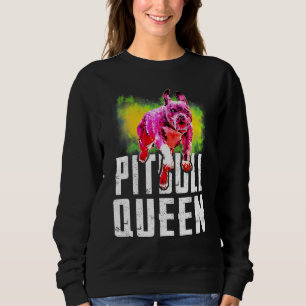 Sudadera Amo a mi Rescate Pittie Mamá Pittie Reina Pitbull