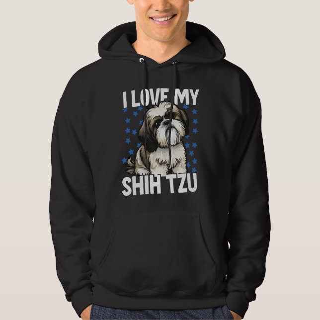 Sudadera Amo a mi Shih Tzu (Anverso)