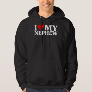 Sudadera Amo A Mi Sobrino, A Mi Corazón Rojo Mi Sobrino
