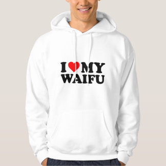Sudadera Amo a mi Waifu divertido corazón rojo Waifu amo a 