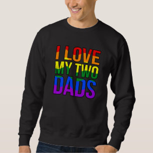 Sudadera Amo A Mis Dos Hijas Gay Lgbtq Simpatizantes Mes De