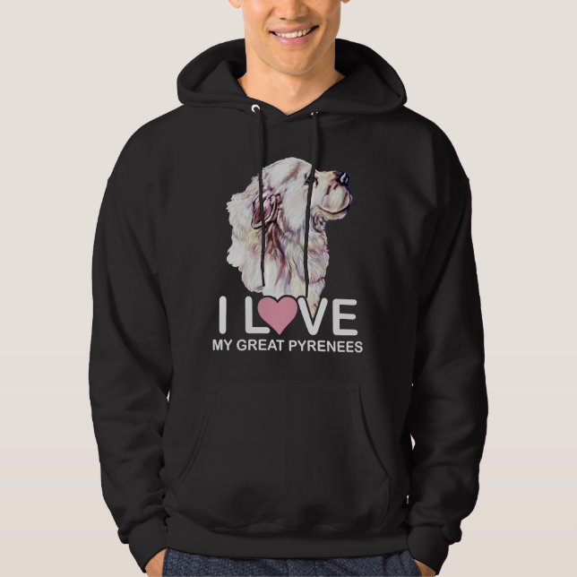 Sudadera Amo a mis Grandes Pirineos (Anverso)