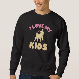 Sudadera Amo A Mis Hijos Cabras Infantiles