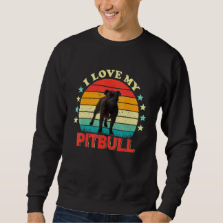 Sudadera Amo A Mis Hombres Pitbull Las Mujeres Aman El Toro