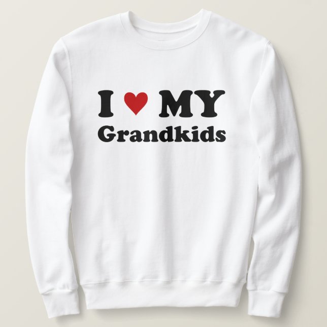 Sudadera Amo a mis nietos (Anverso del diseño)