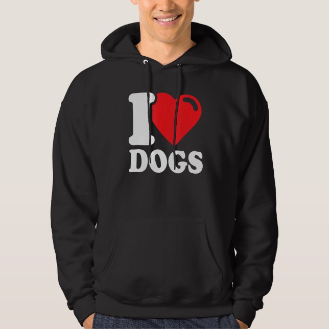 Sudadera Amo a mis perros, amo a los perros 1 (Anverso)