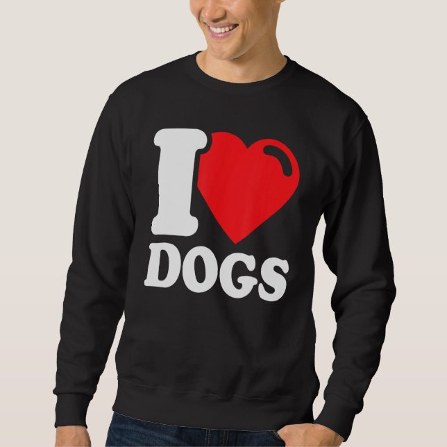 Sudadera Amo a mis perros, amo a los perros 1 (Anverso)