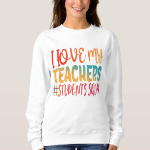 SUDADERA AMO A MIS PROFESORES.