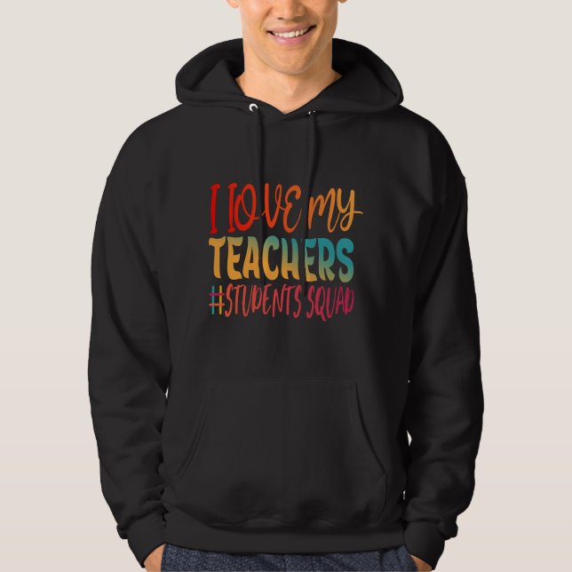 SUDADERA AMO A MIS PROFESORES. (Anverso)