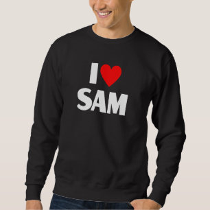 Sudadera Amo a Sam I Heart Sam