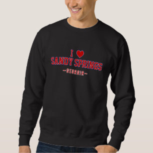 Sudadera Amo a Sandy Springs Georgia