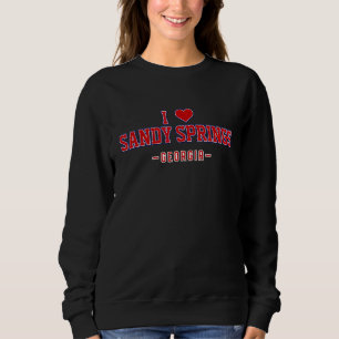 Sudadera Amo a Sandy Springs Georgia