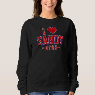 Sudadera Amo a Sandy Utah