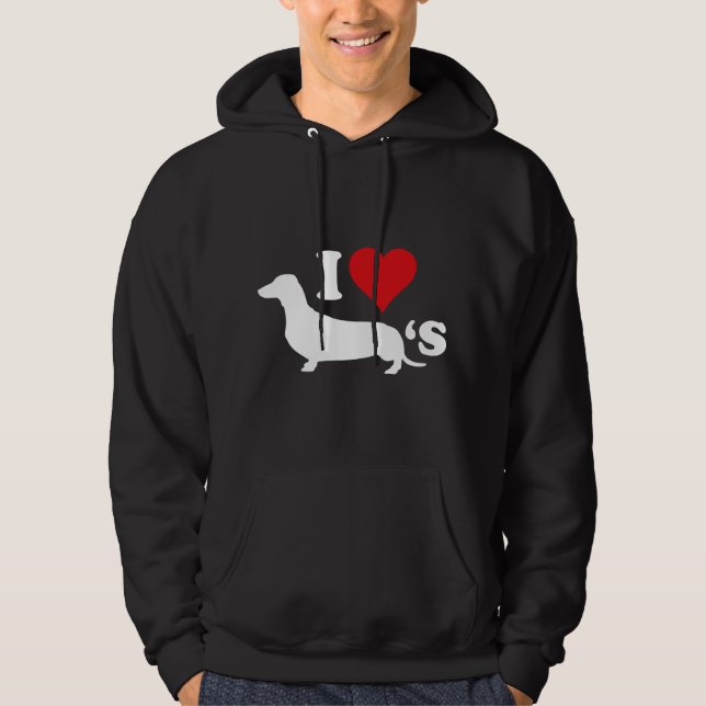 Sudadera Amo a Wieners (Anverso)