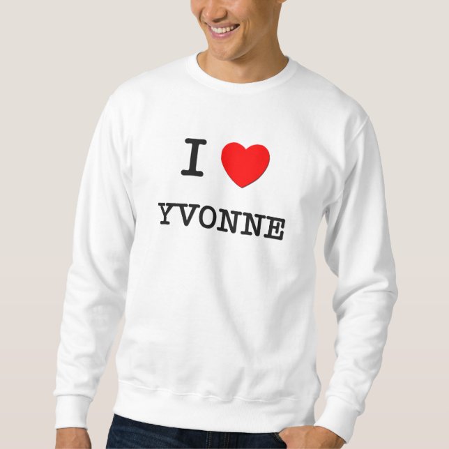 Sudadera Amo a Yvonne (Anverso)