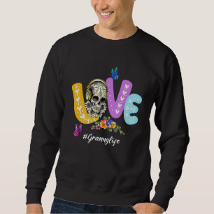 Sudadera Amo Abuela Vida Cráneo Granja Matanza Grupo Famili