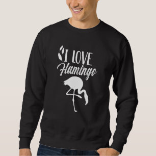 Sudadera Amo al flamenco animal dichos lindos flamencos