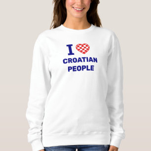 Sudadera Amo al pueblo croata