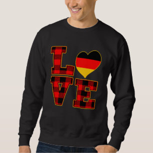 Sudadera Amo Alemania Amo Berlín Guay Bandera Alemania Hea