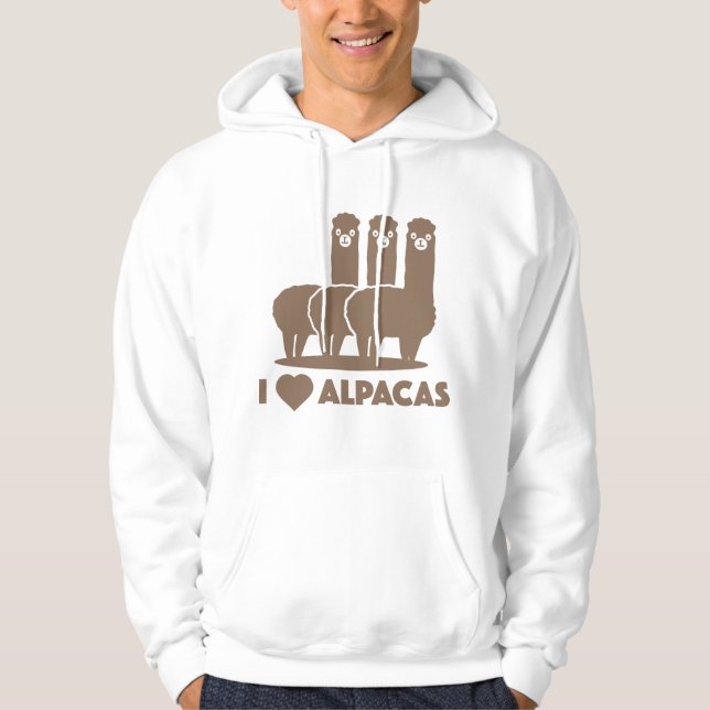 Sudadera Amo Alpacas (Anverso)