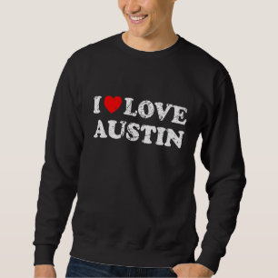 Sudadera Amo Austin El Estilo De Grunge Desgastado Y Dolori