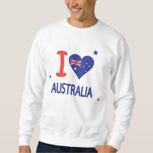 Sudadera AMO AUSTRALIA Australia día el 26 de enero feliz