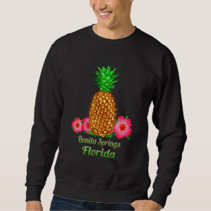 Sudadera Amo Bonita Springs Florida Fl Piña Floral