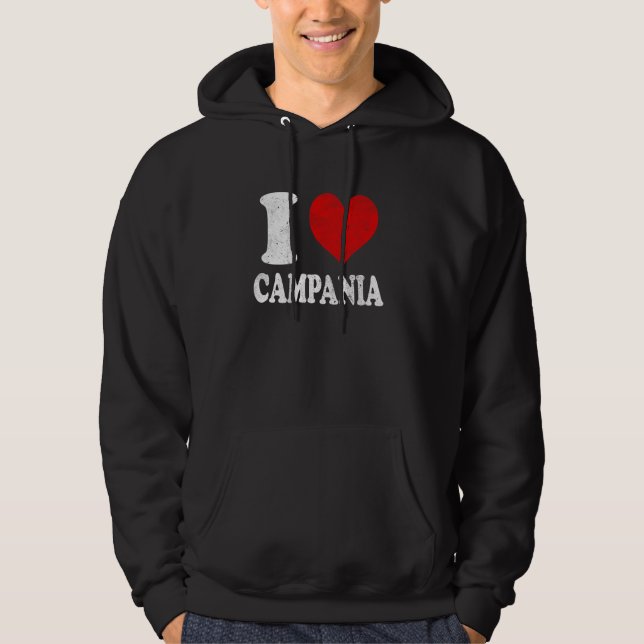 Sudadera Amo Campania Italia Vintage (Anverso)